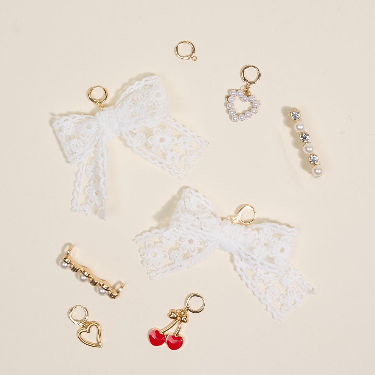 Cherry Twist Dazzle Shoe Charm Pack