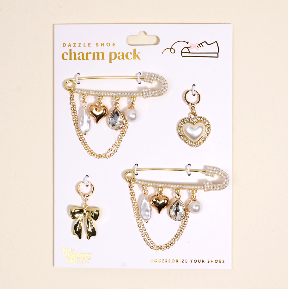 Glitz & Glam Dazzle Shoe Charm Pack