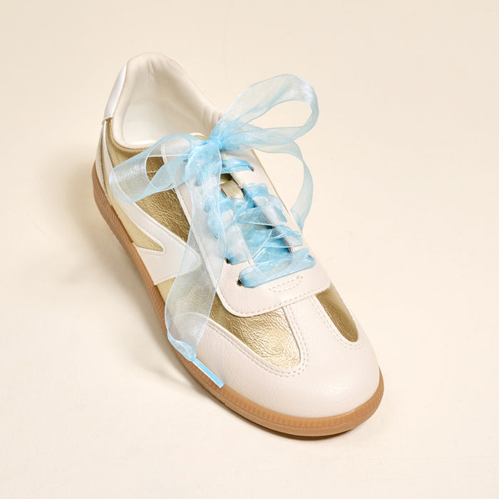 Sheer Blue Step It Up Shoelaces