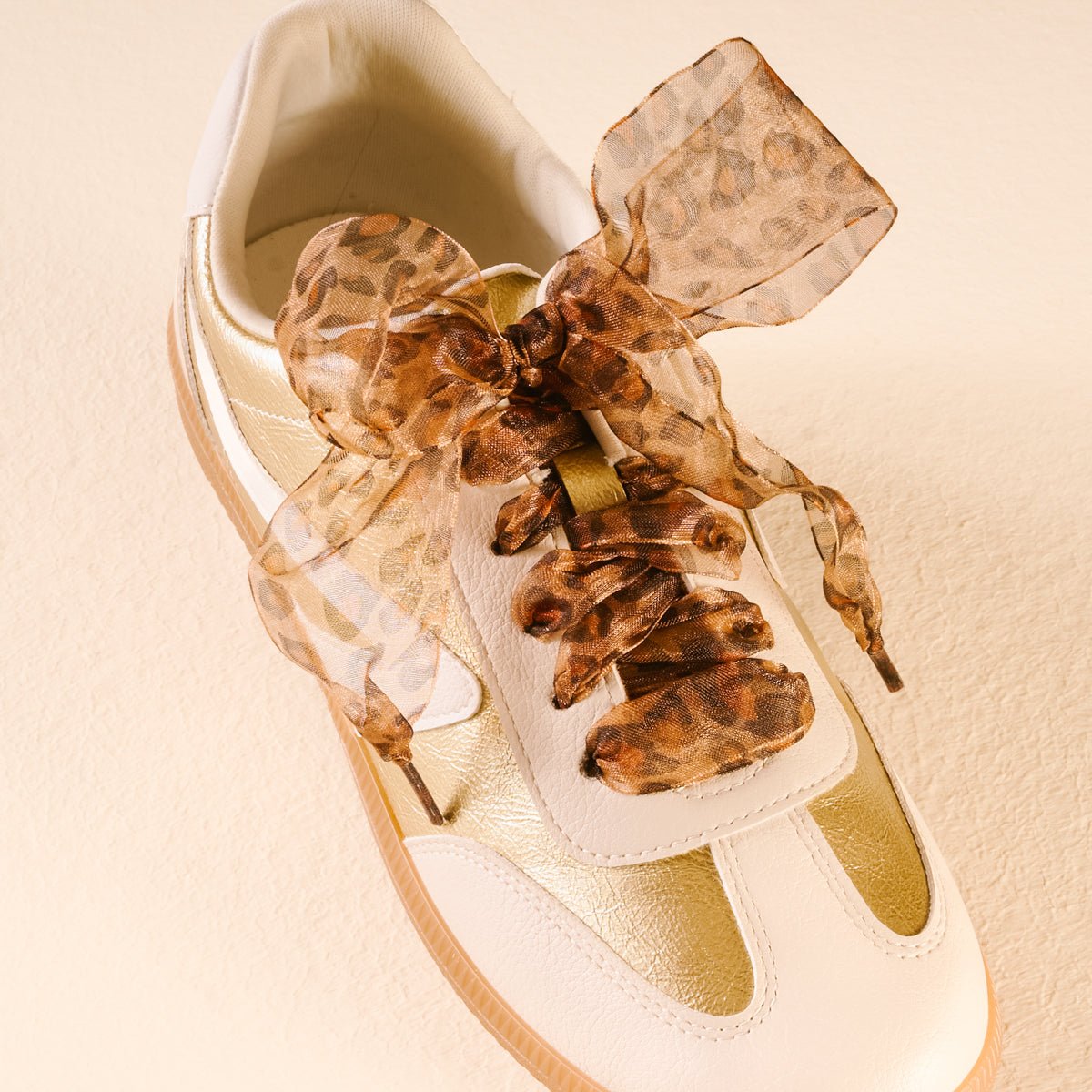 Sheer Cheetah Step It Up Shoelaces – The Darling Effect
