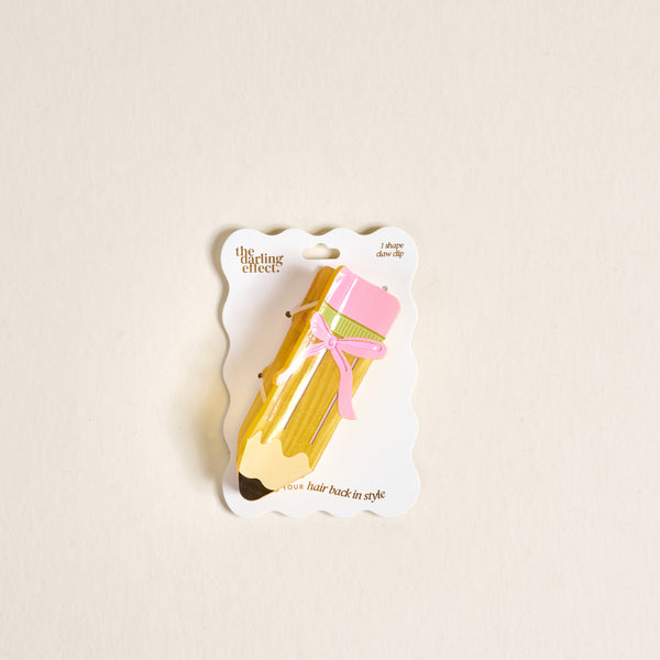 Pencil Me In Shape Up Claw Clip