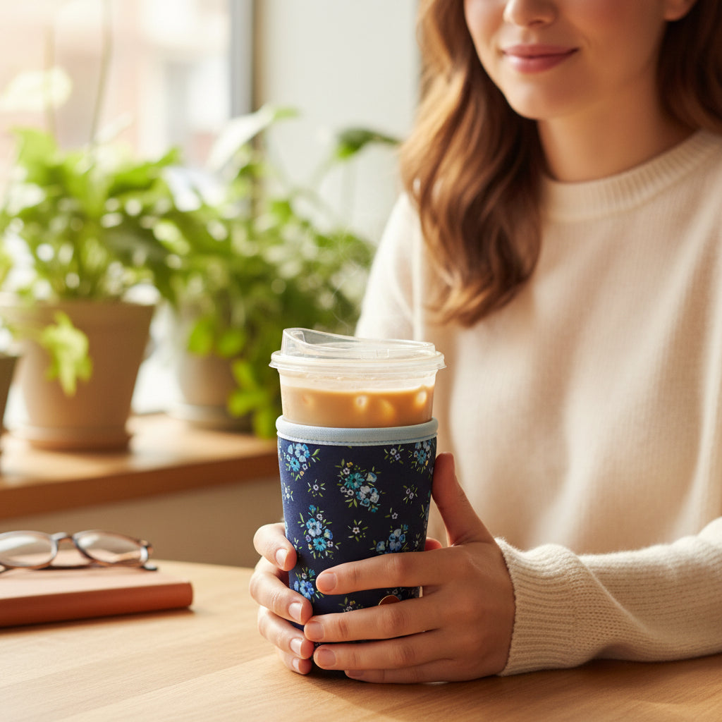 Endless Daydream Navy Sip Savvy Drink Sleeve-Large