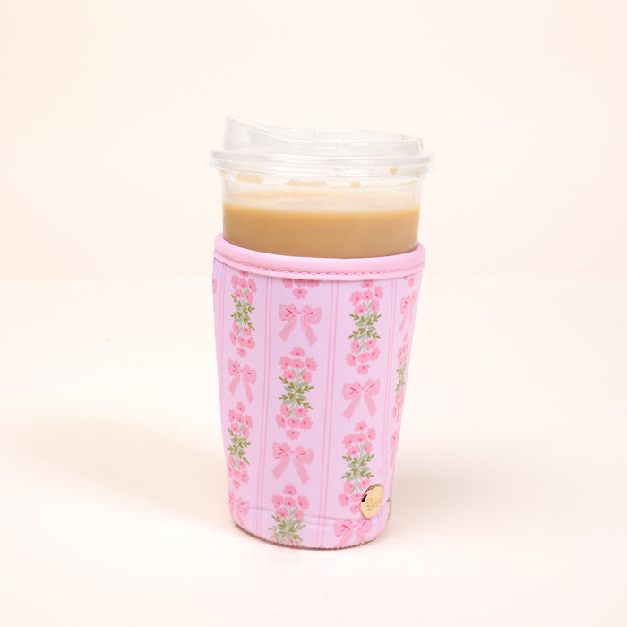 Large-Oh So Fancy Pink Sip Savvy Drink Sleeve