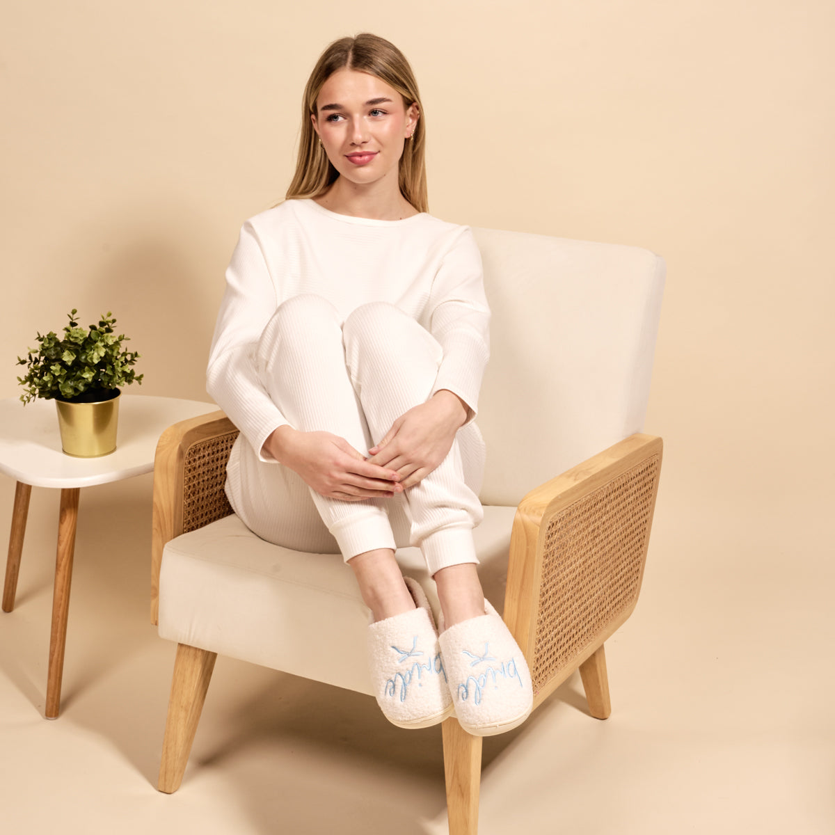 Bride Fuzzy Slippers