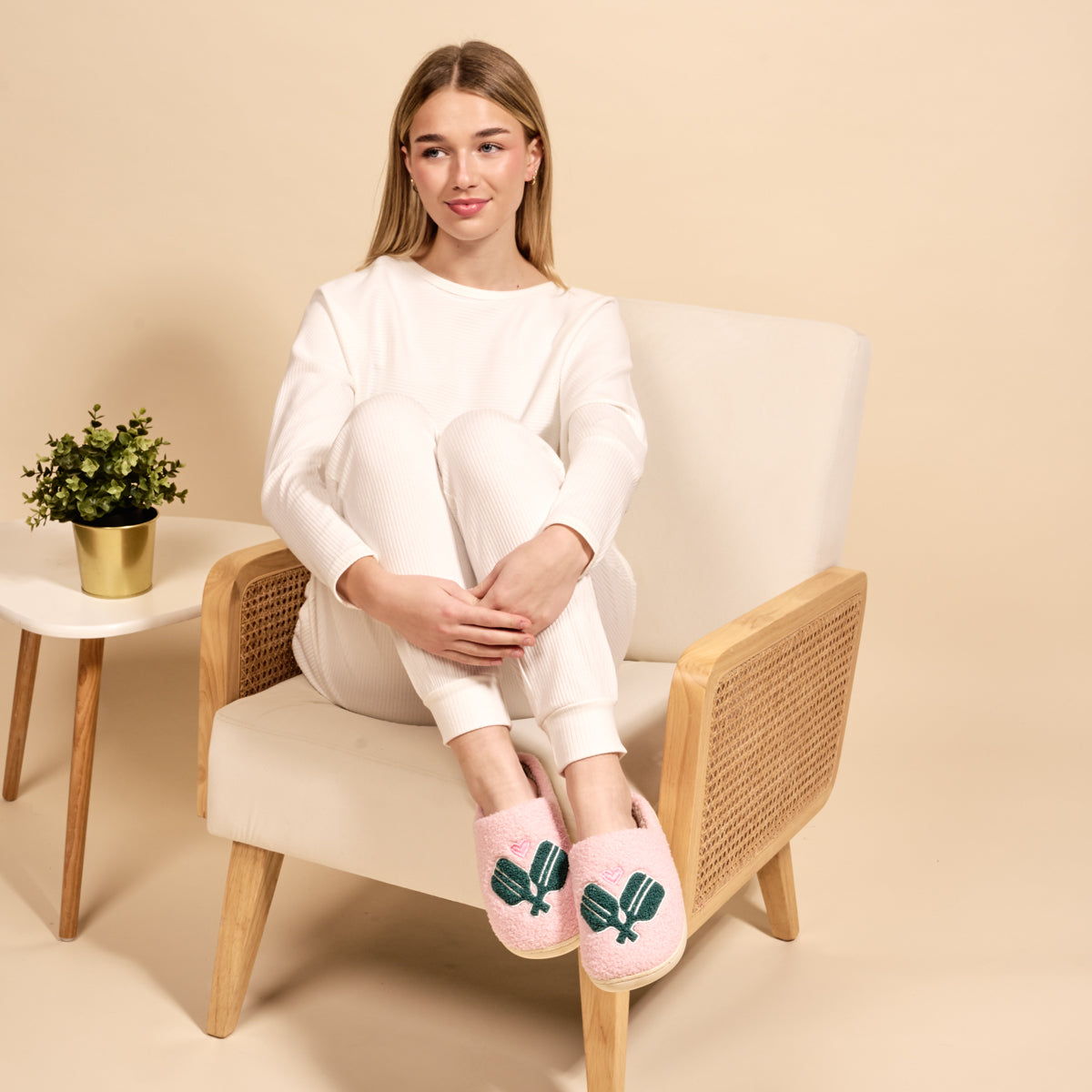 Pickleball Paddles Fuzzy Slippers