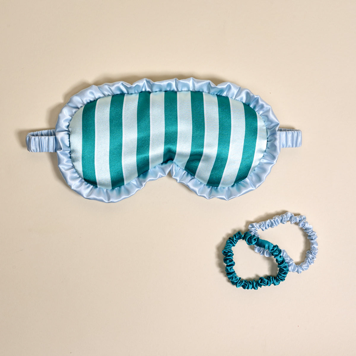 Sicily Stripes Teal Beauty Sleep Mask