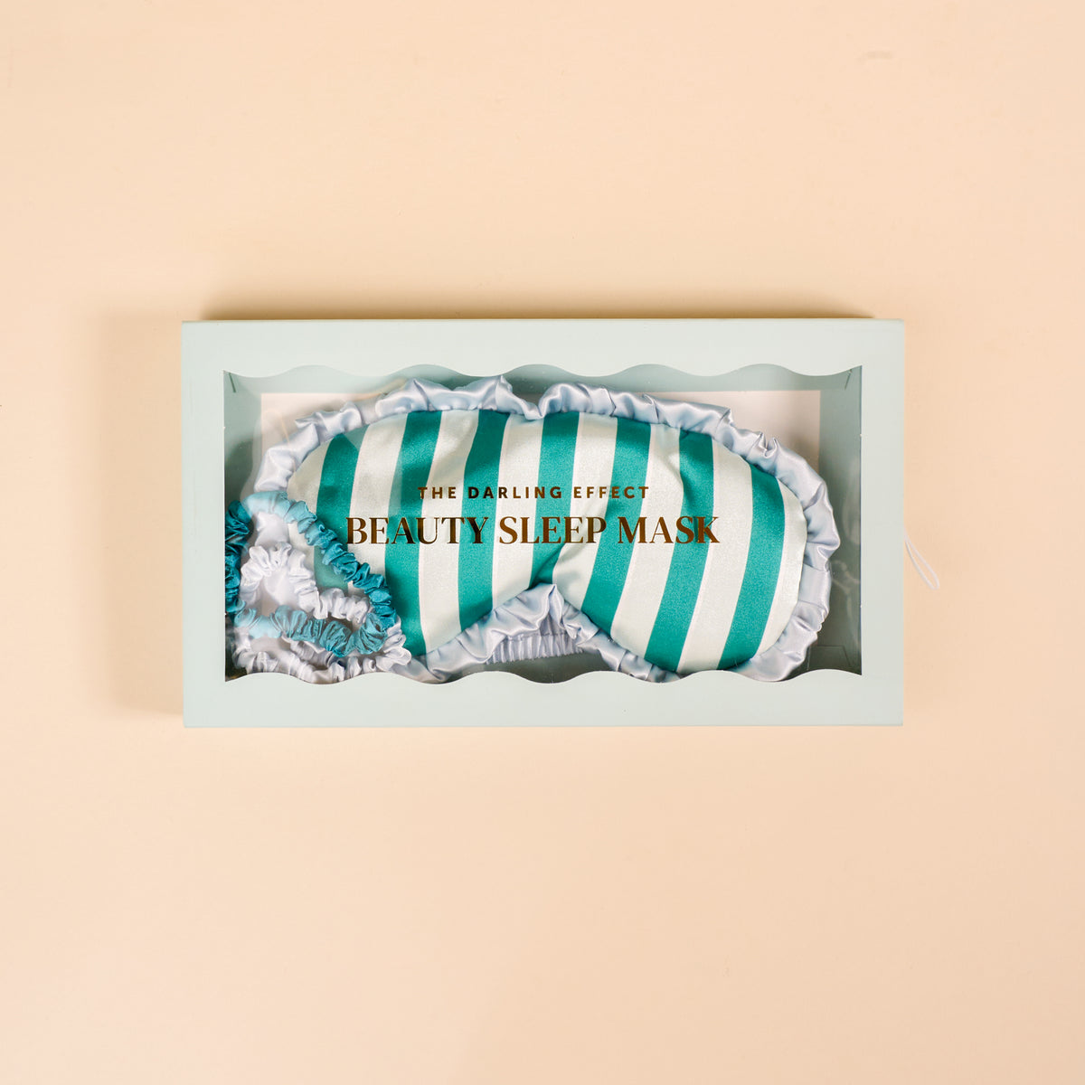 Sicily Stripes Teal Beauty Sleep Mask
