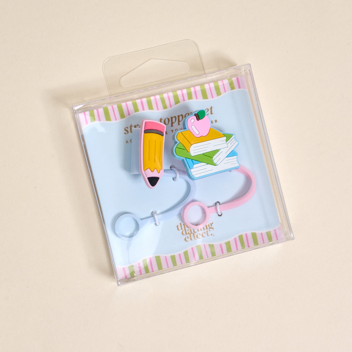 Pencil Me In Straw Topper Set