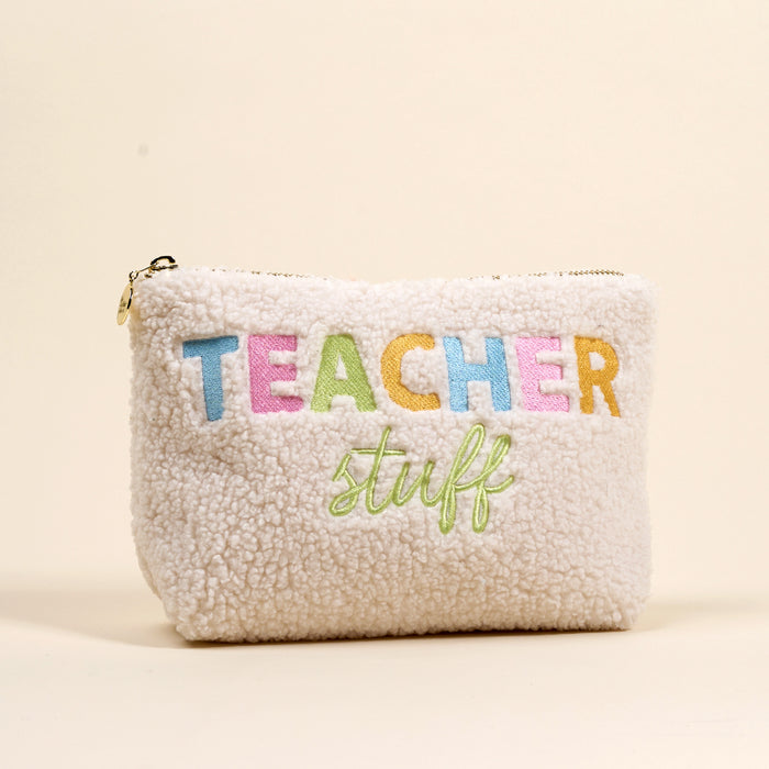 Teacher Stuff Teddy Pouch