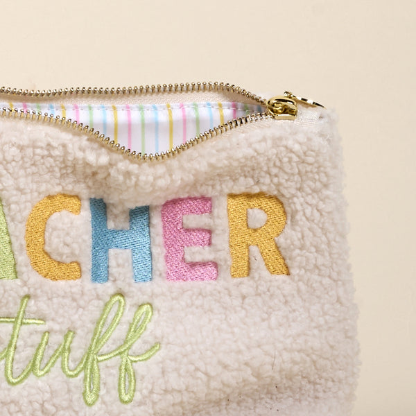 Teacher Stuff Teddy Pouch