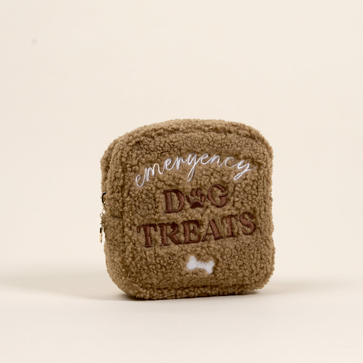 Square Emergency Dog Treats Teddy Pouch