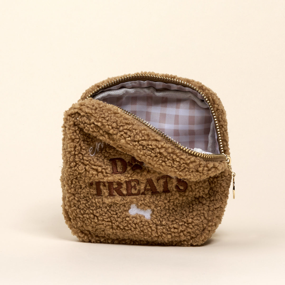 Square Emergency Dog Treats Teddy Pouch