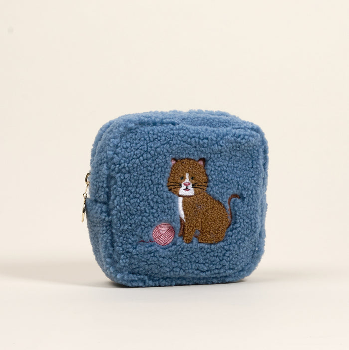 Square Kitty Corner Teddy Pouch