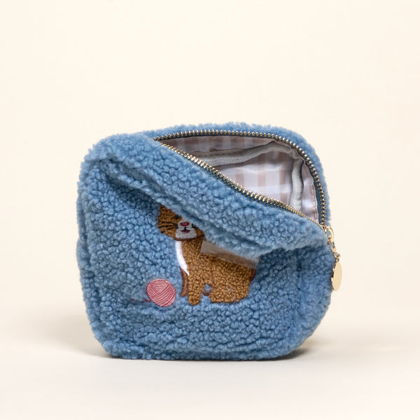 Square Kitty Corner Teddy Pouch