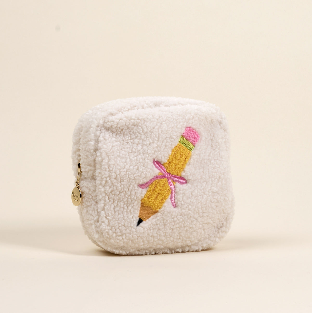 Square Pencil Me In Teddy Pouch
