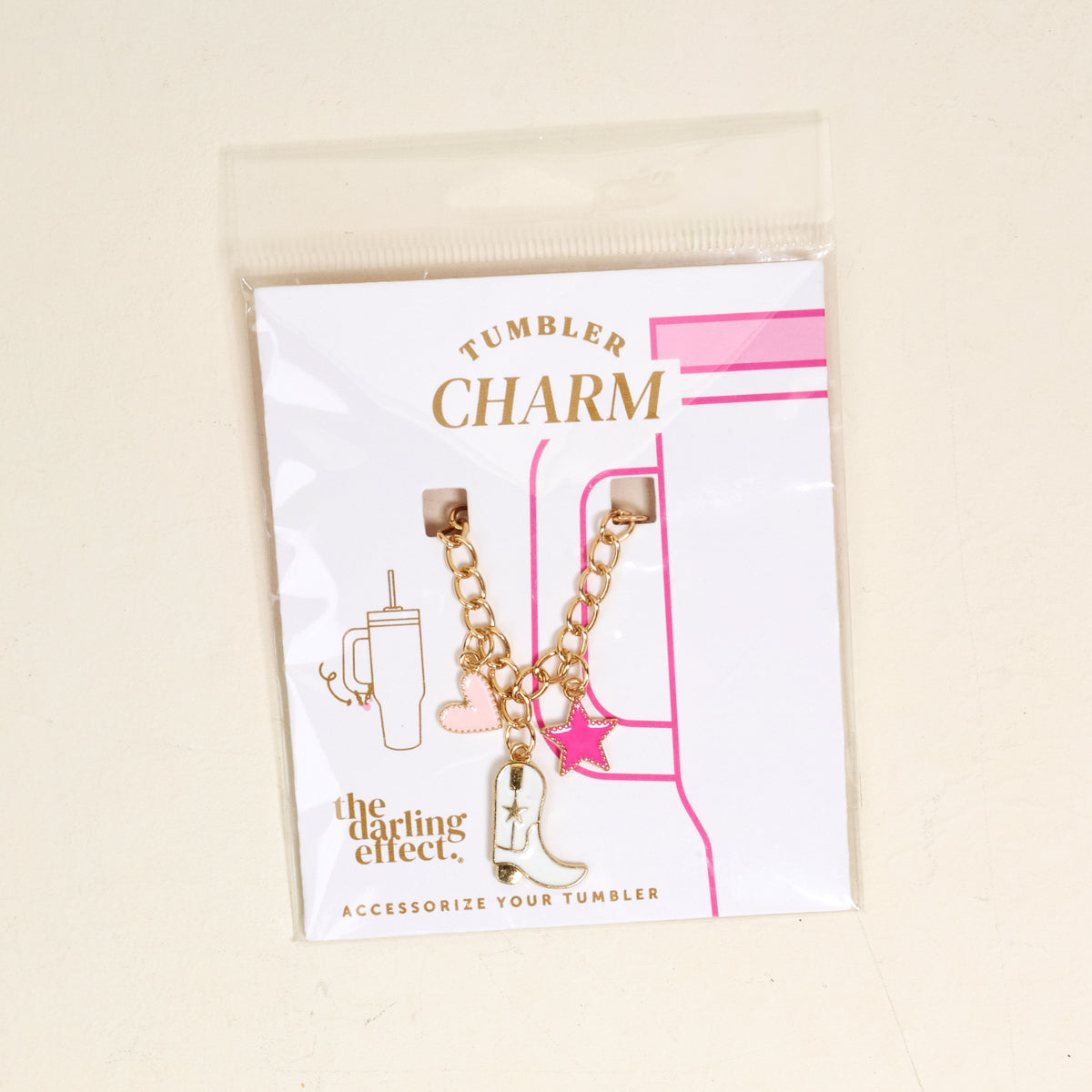 Cowgirl Tumbler Charm