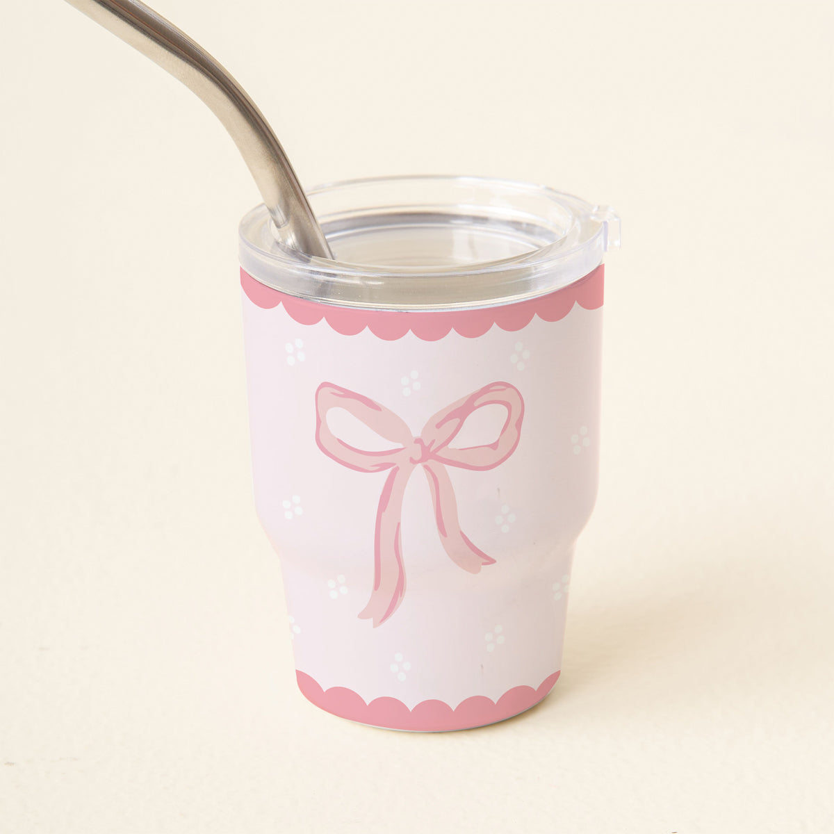 Bow Pink 2 oz Tiny Tumbler
