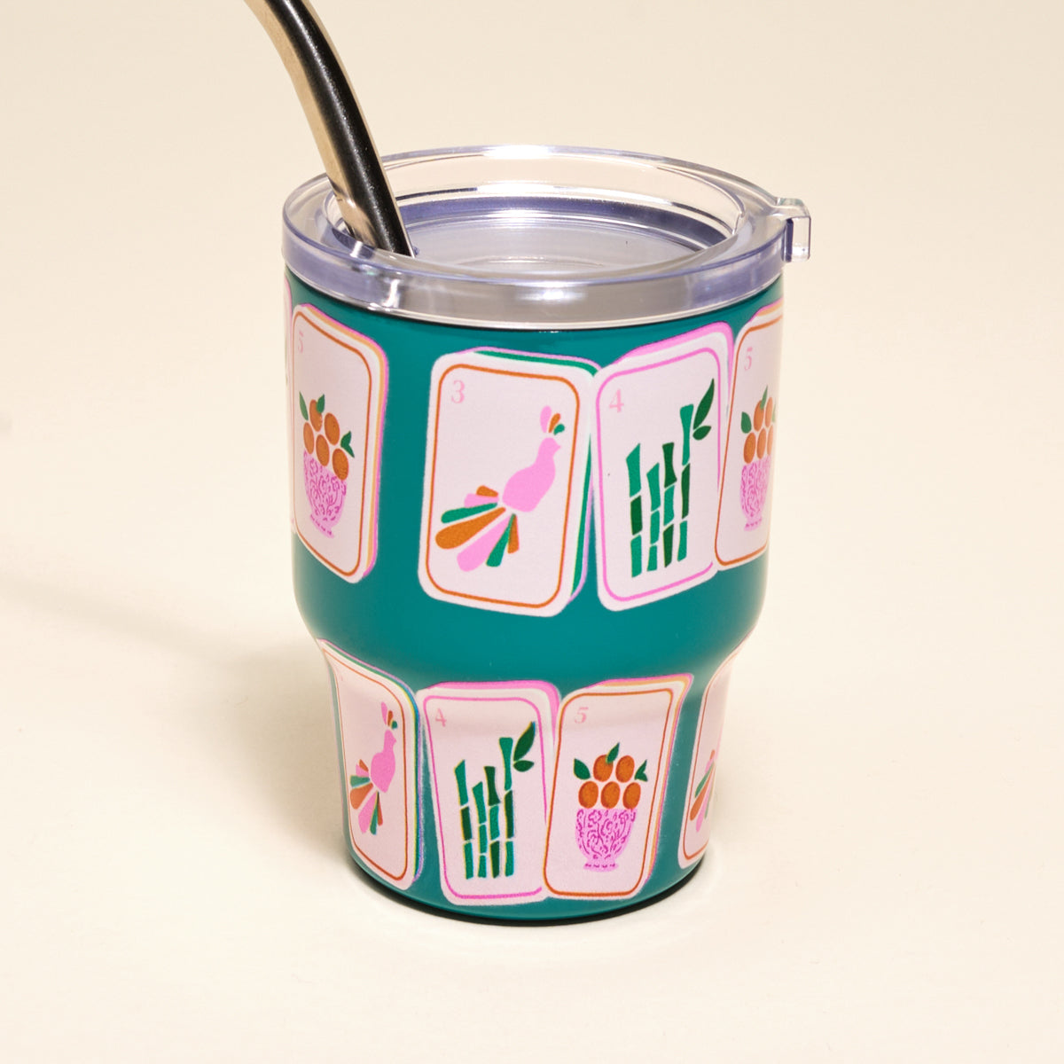 Mahjong Tiles 2 oz Tiny Tumbler