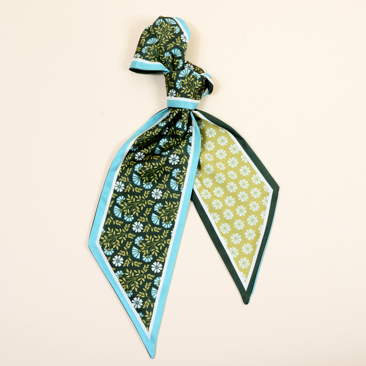 Everbloom Forest Green Twirl & Tie Scarf Accessory