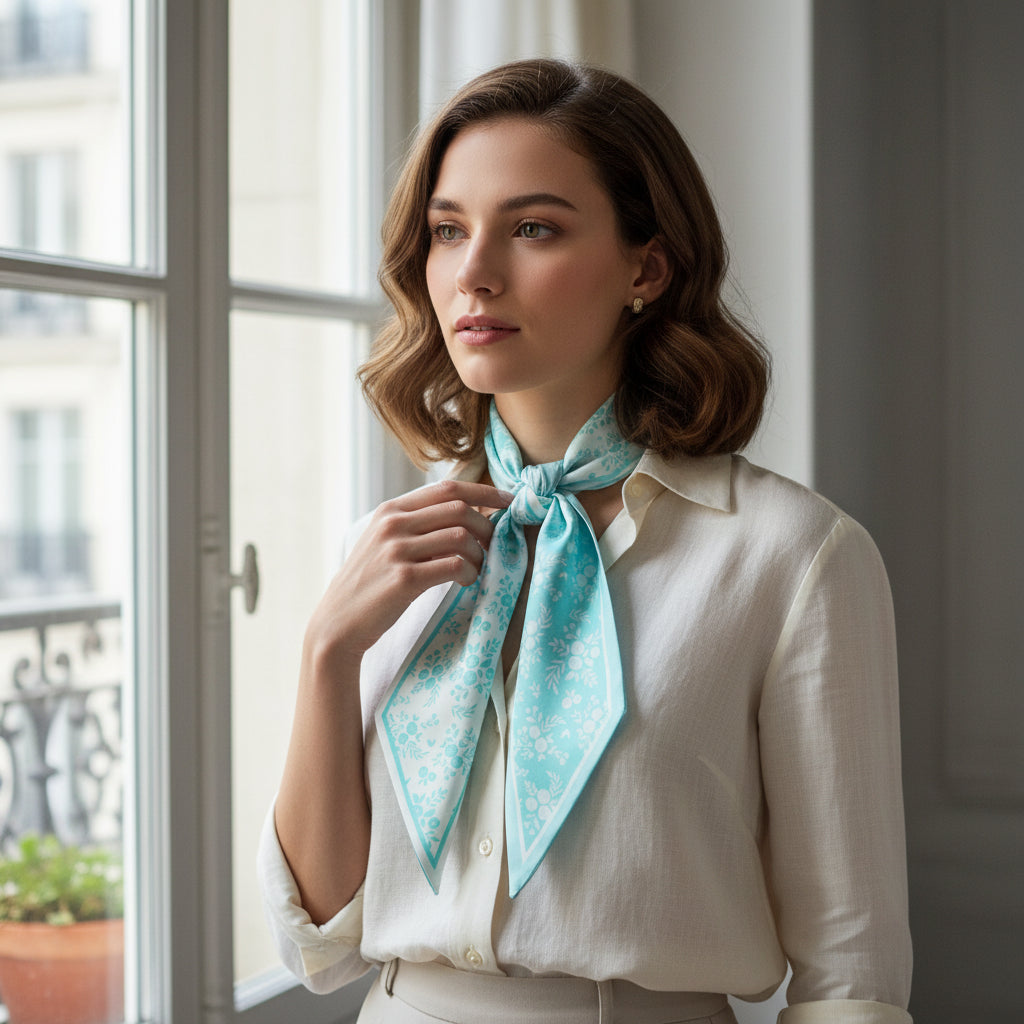 Something Blue Twirl & Tie Scarf Accessory