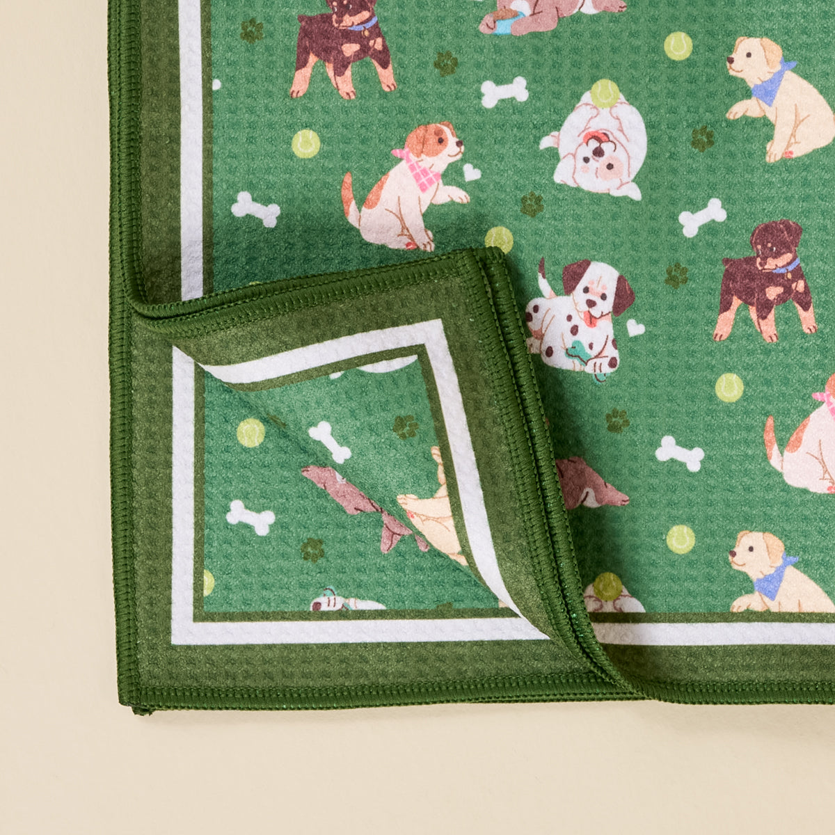 Dog Days Waffle Tea Towel