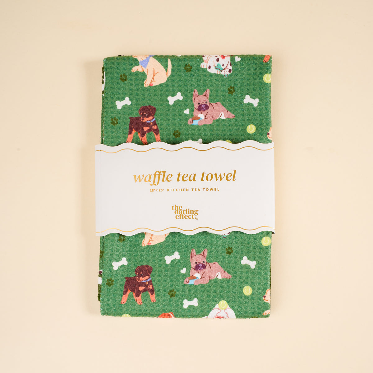 Dog Days Waffle Tea Towel