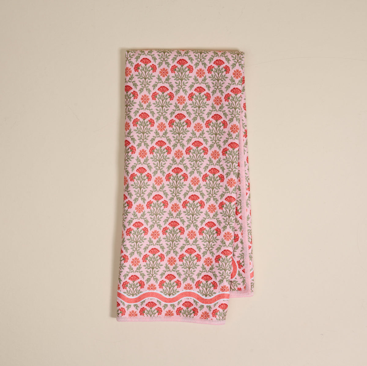 Everbloom Dusty Rose Waffle Tea Towel