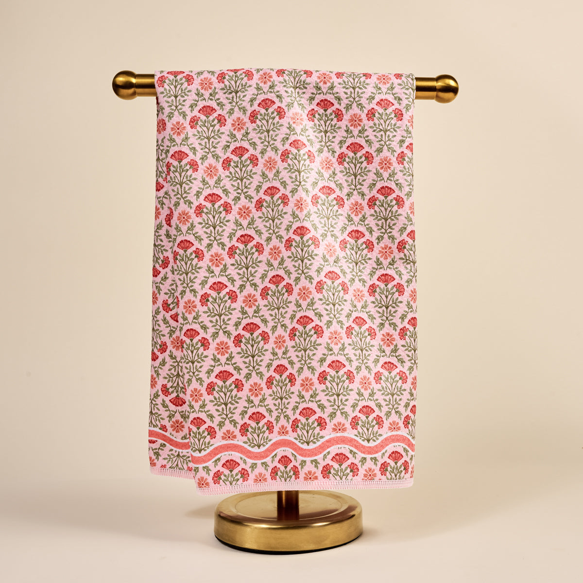 Everbloom Dusty Rose Waffle Tea Towel