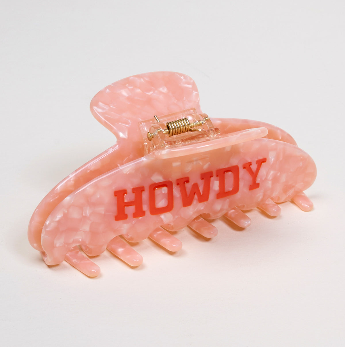 Howdy Word Up Claw Clip