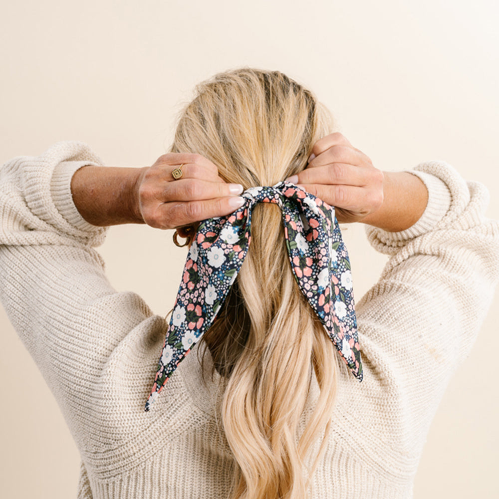 Sweet Meadow Floral Hair Scarf