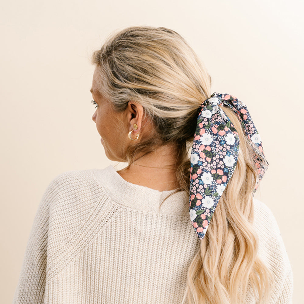 Sweet Meadow Floral Hair Scarf