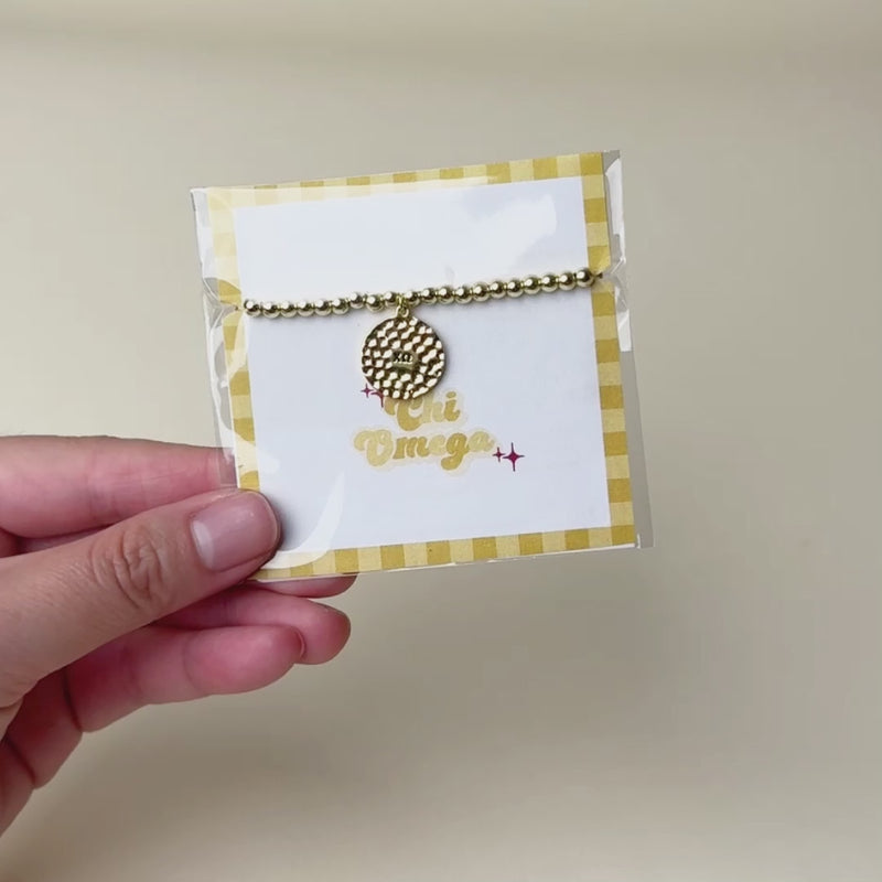 Sorority Charm Bracelet - Gold - 19 Chapters Available!