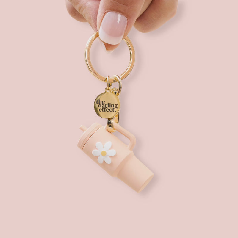 Blush Tiny Tumbler Keychain