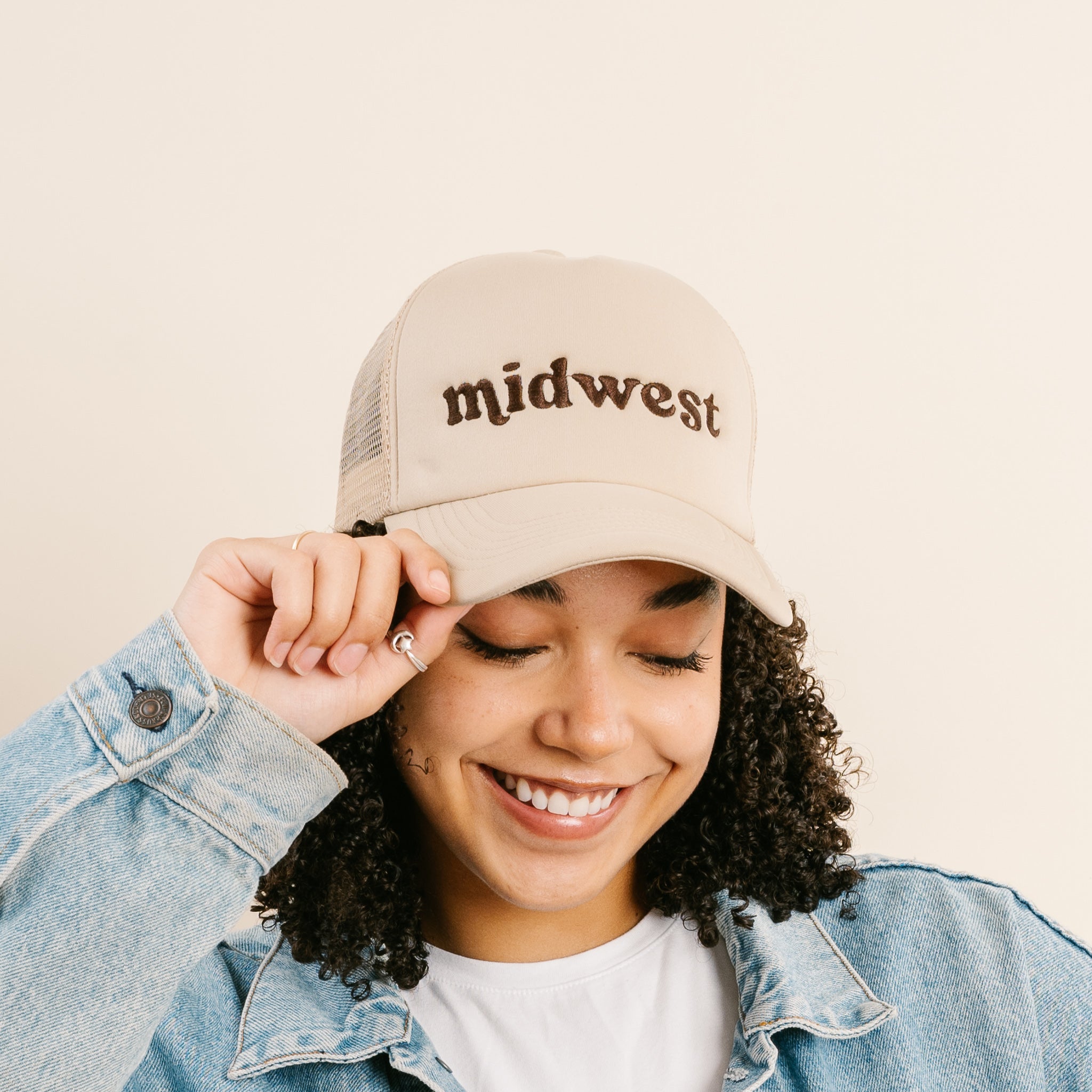 Embroidered Trucker Hat - Midwest