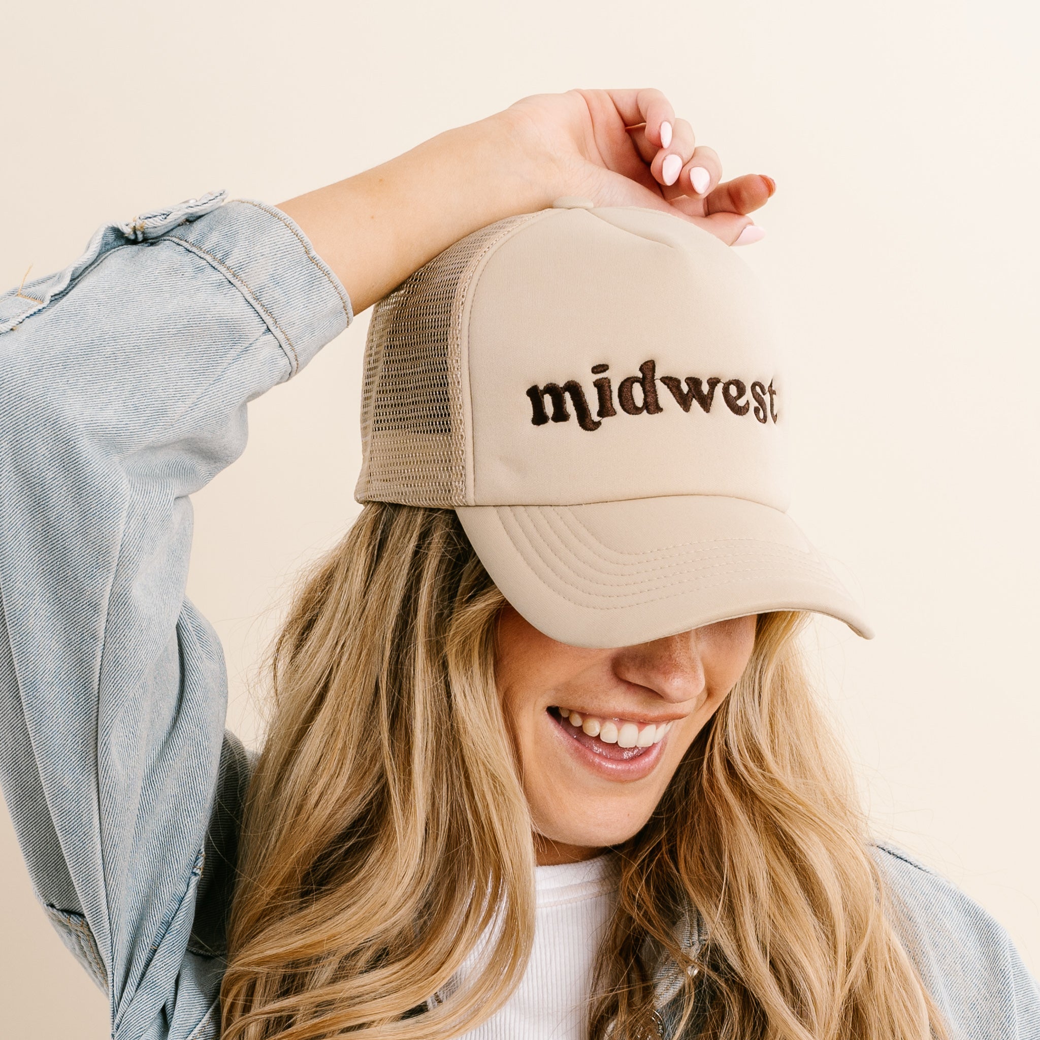 Embroidered Trucker Hat - Midwest