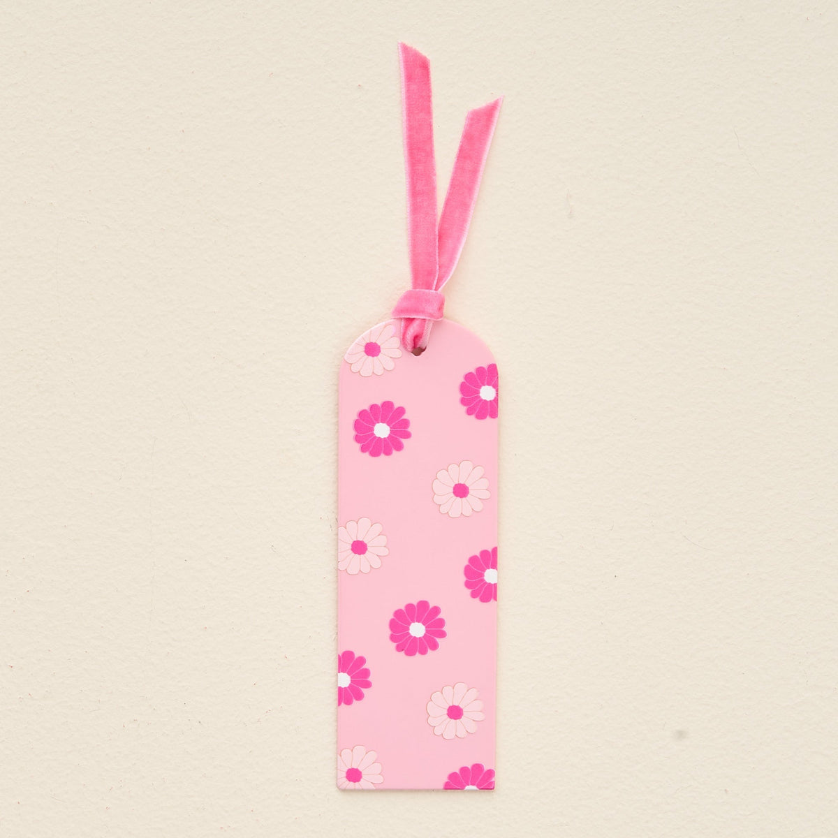 Darling Daisy Hot Pink Acrylic Bookmark