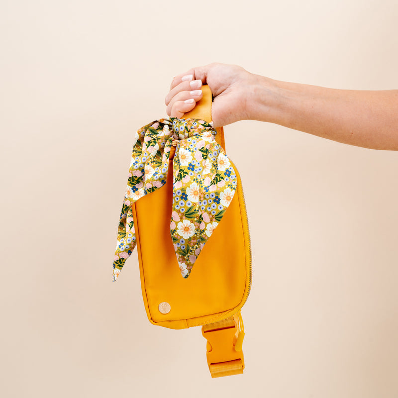 Golden Glow All You Need Belt Bag with Hairscarf