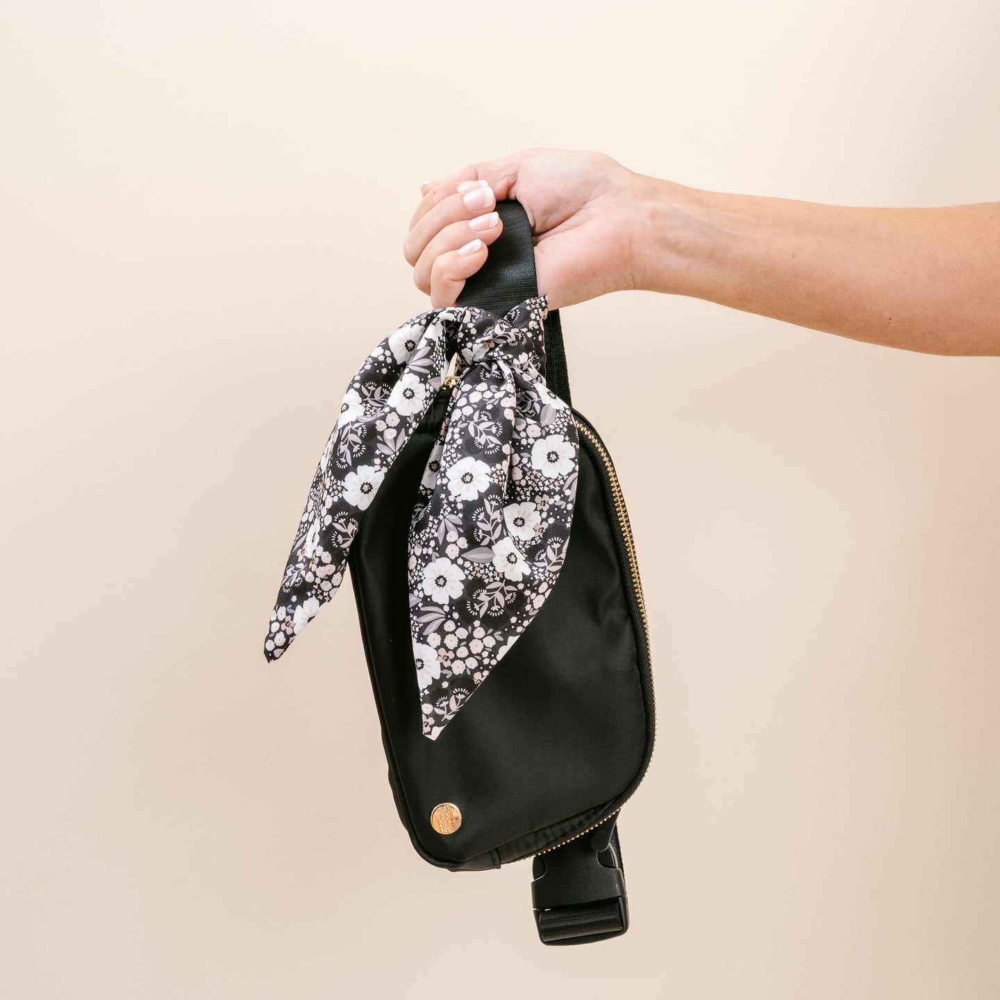 All You Need Belt Bag with Hair Scarf - Midnight Black