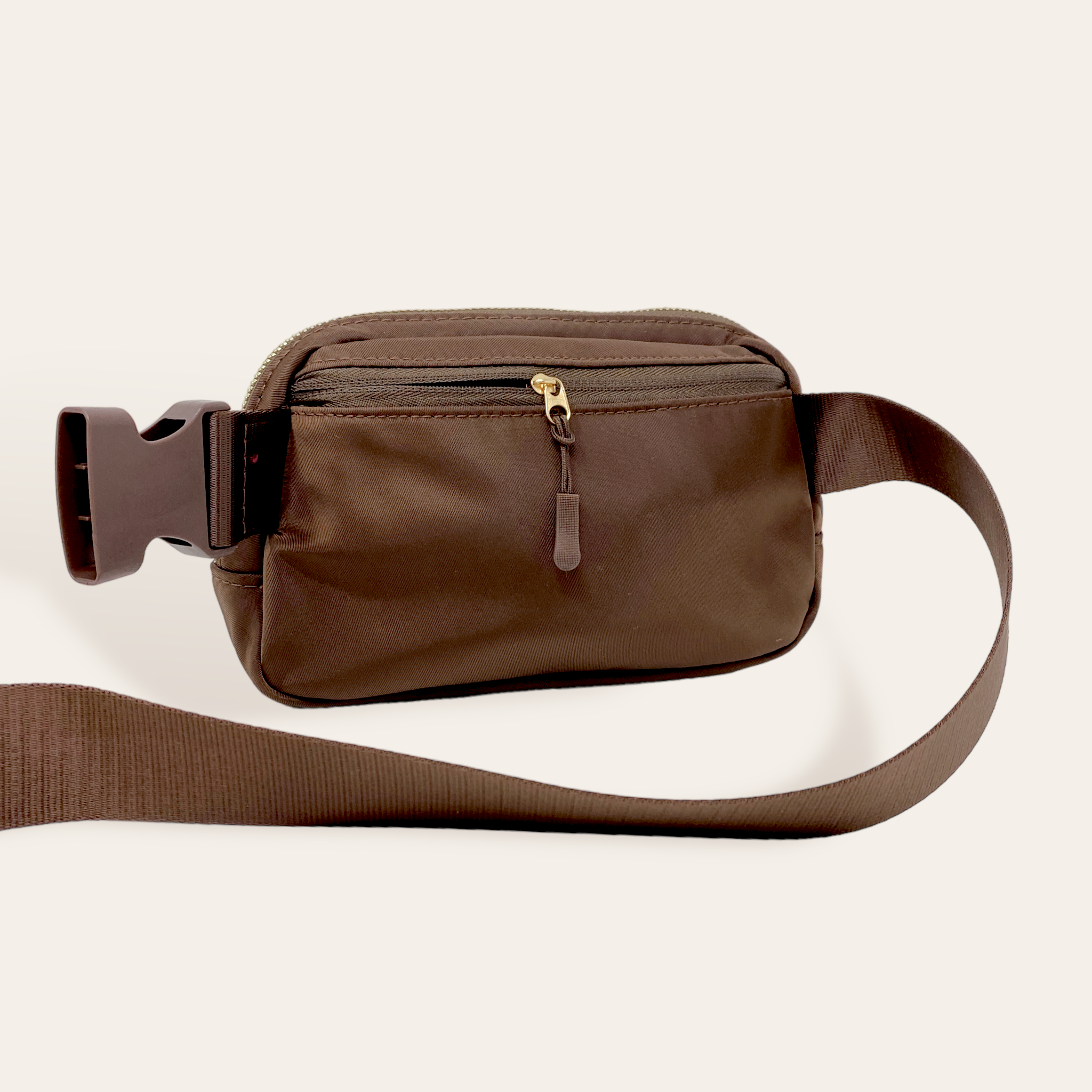 All You Need Belt Bag with Hair Scarf - Mocha Brown