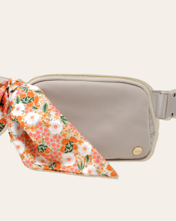 All You Need Belt Bag with Hair Scarf - Natural Beige