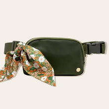 Load image into Gallery viewer, All You Need Belt Bag with Hair Scarf - Olive Green
