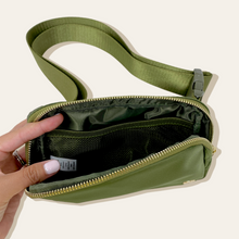 Load image into Gallery viewer, All You Need Belt Bag with Hair Scarf - Olive Green
