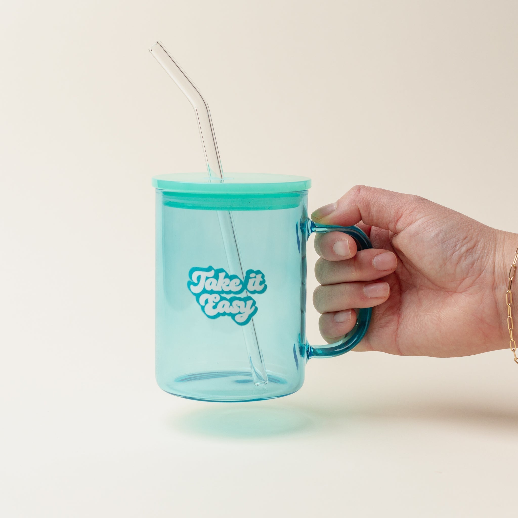 Colored Glass Mug