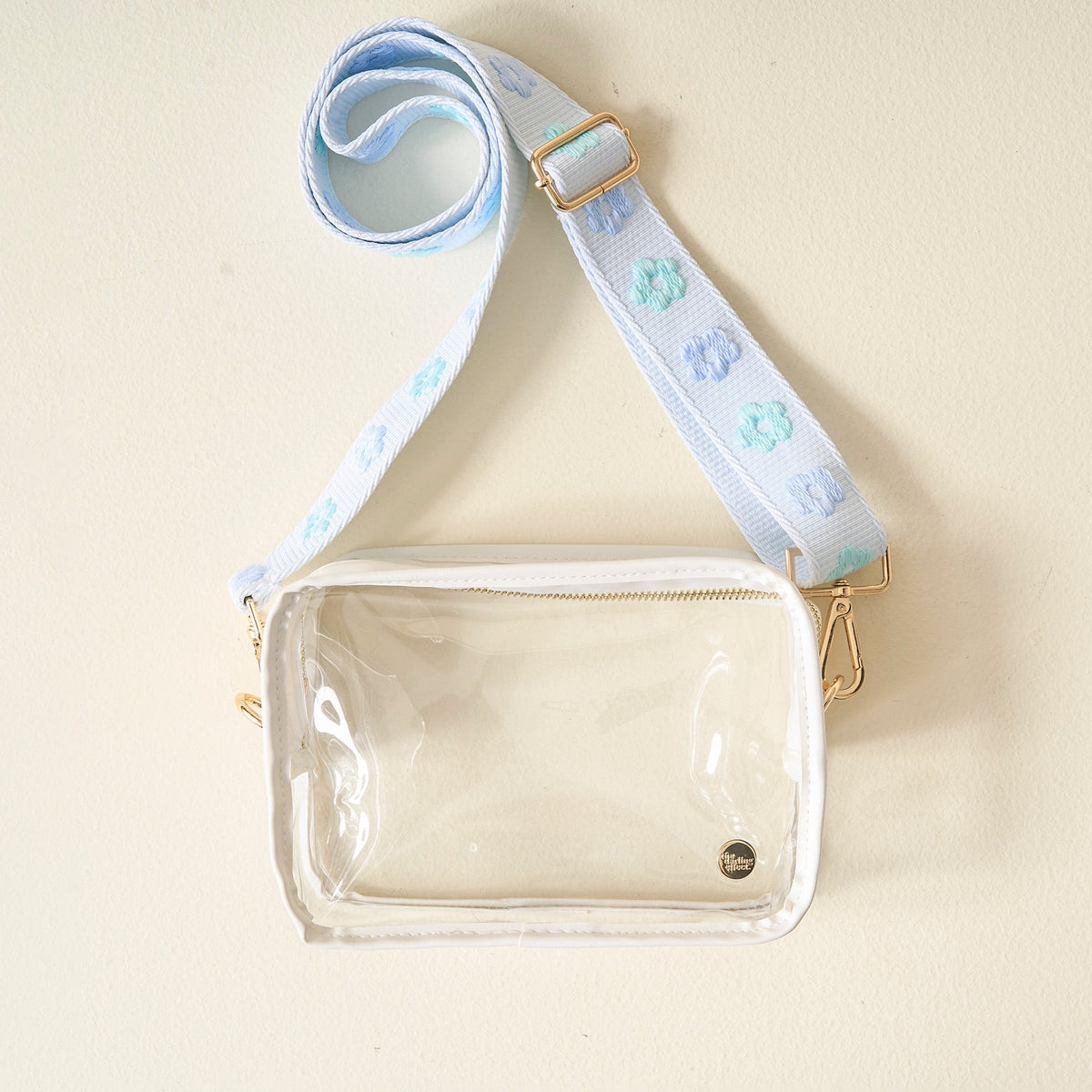 Blue Clear Crossbody Bag