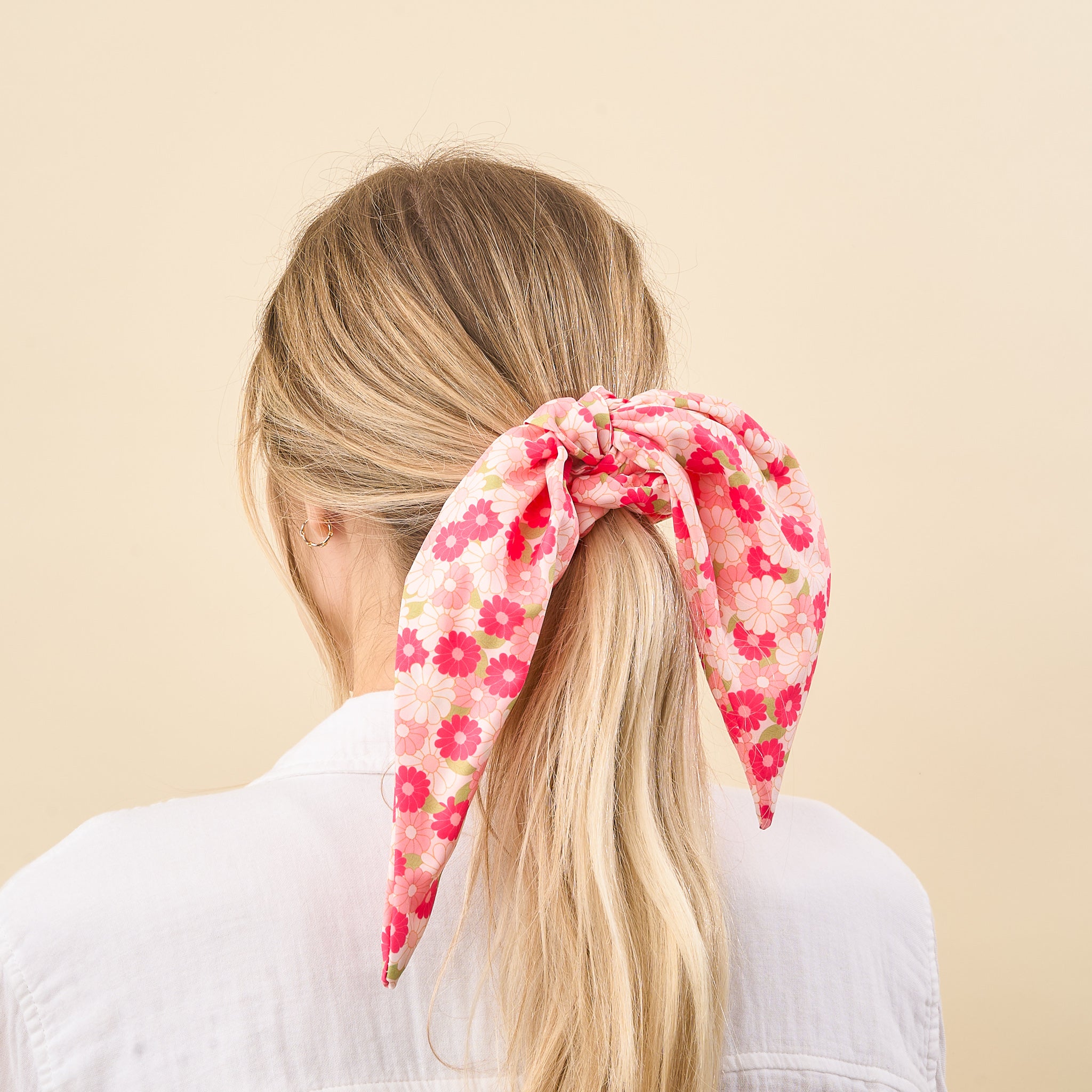 Daisy Craze Floral Hair Scarf