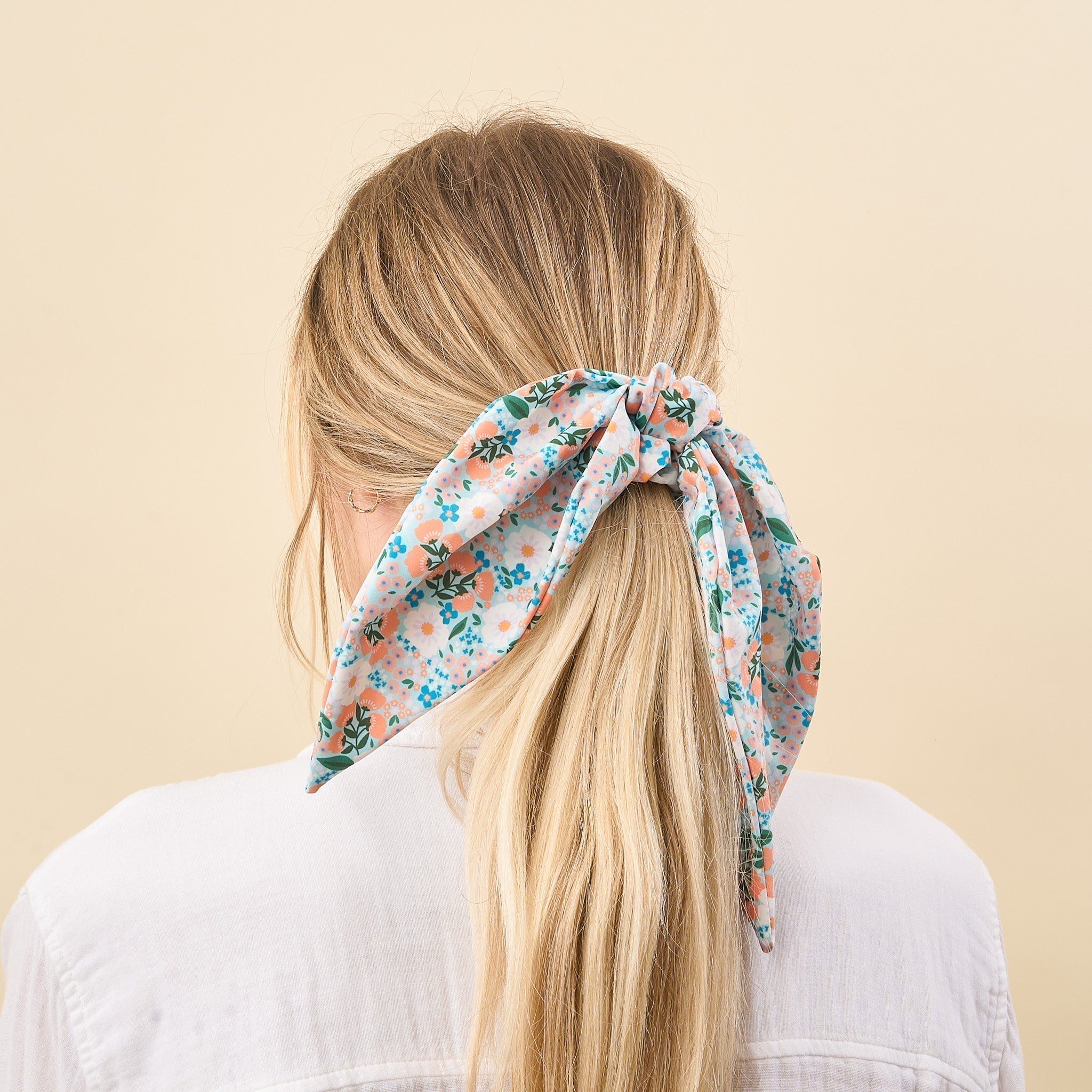 Sweet Meadow Floral Hair Scarf