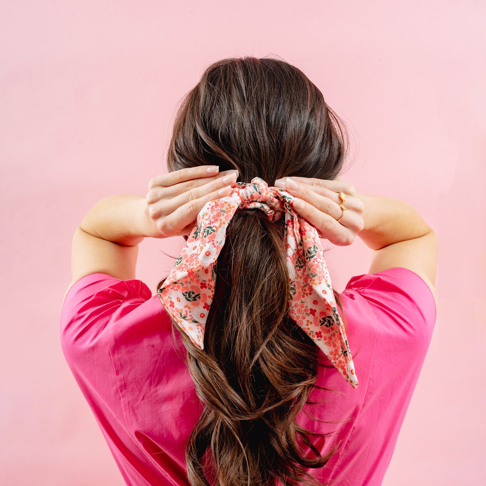 Sweet Meadow Floral Hair Scarf