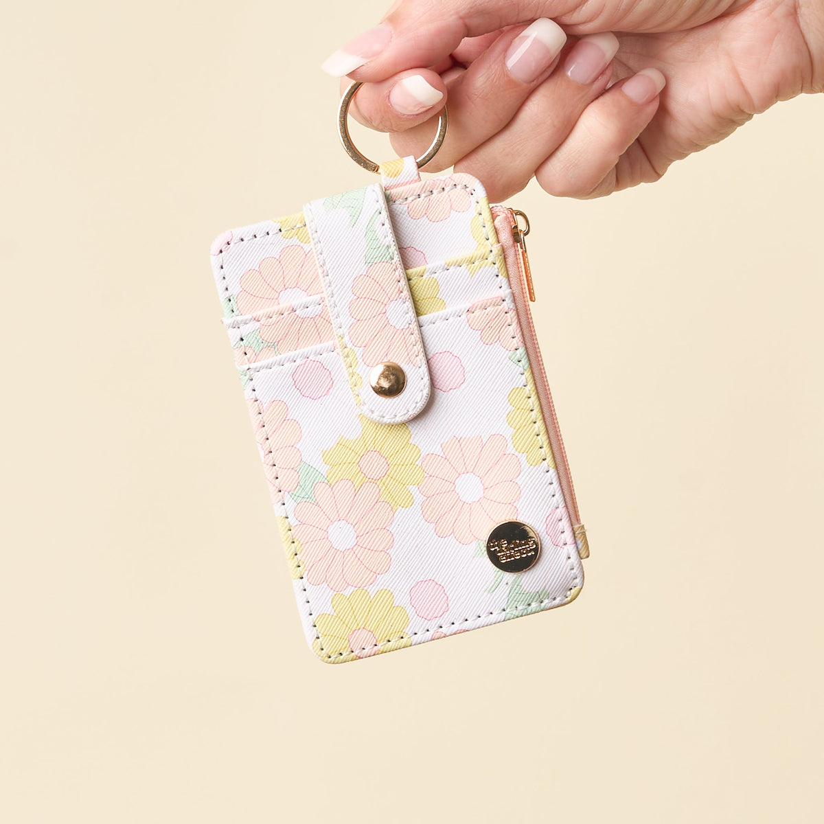 Daisy Craze Peach Keychain Wallet