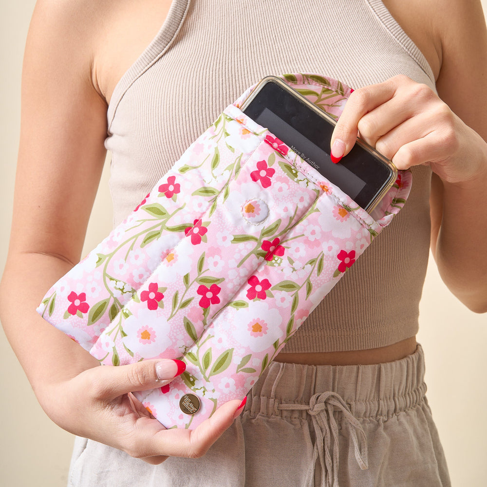 Floral Haven Pink Kindle Sleeve