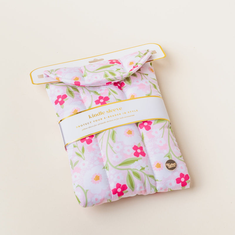 Floral Haven Pink Kindle Sleeve